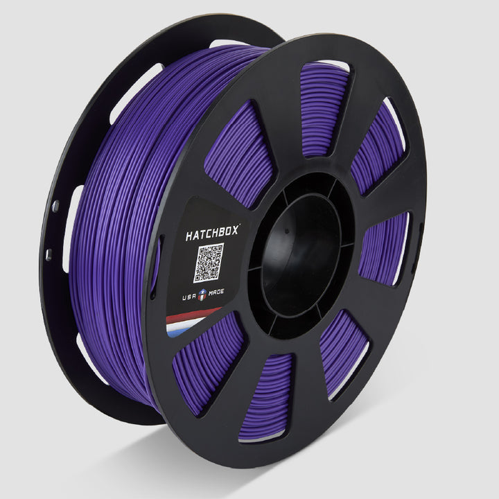Hatchbox PLA Max V2 3D printer filament, Midnight Purple, 1.75 mm 1 kg spool