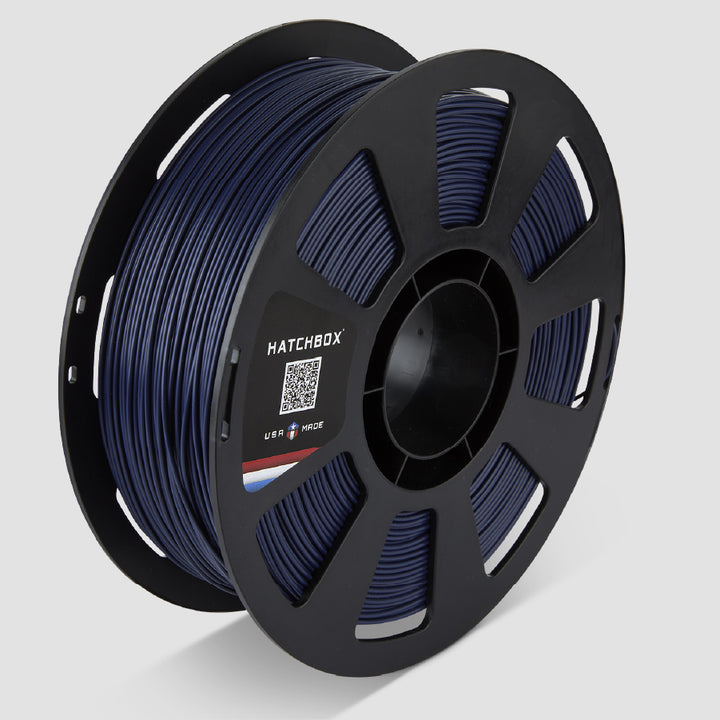 Hatchbox PLA Max V2 3D printer filament, Dark Blue, 1.75 mm 1 kg spool