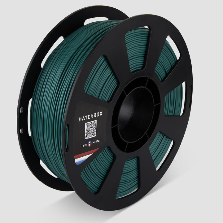 Hatchbox PLA Max V2 3D printer filament, Teal, 1.75 mm 1 kg spool
