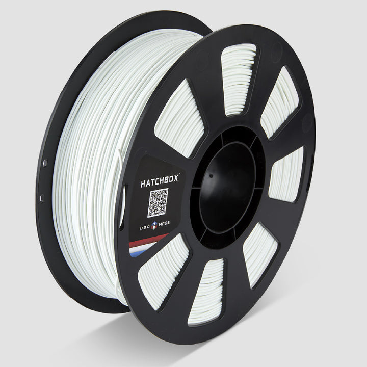 Hatchbox PLA Max V2 3D printer filament, White, 1.75 mm 1 kg spool