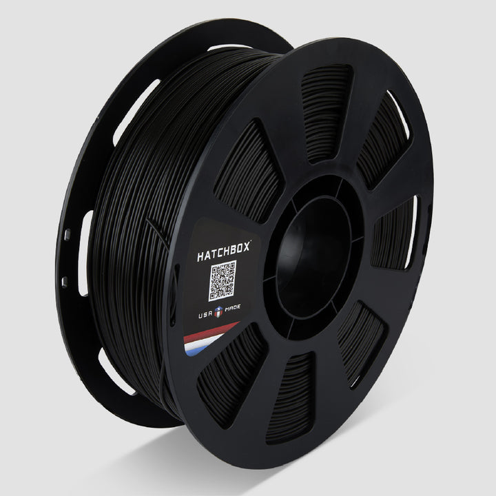Hatchbox PLA Max V2 3D printer filament, Black, 1.75 mm 1 kg spool