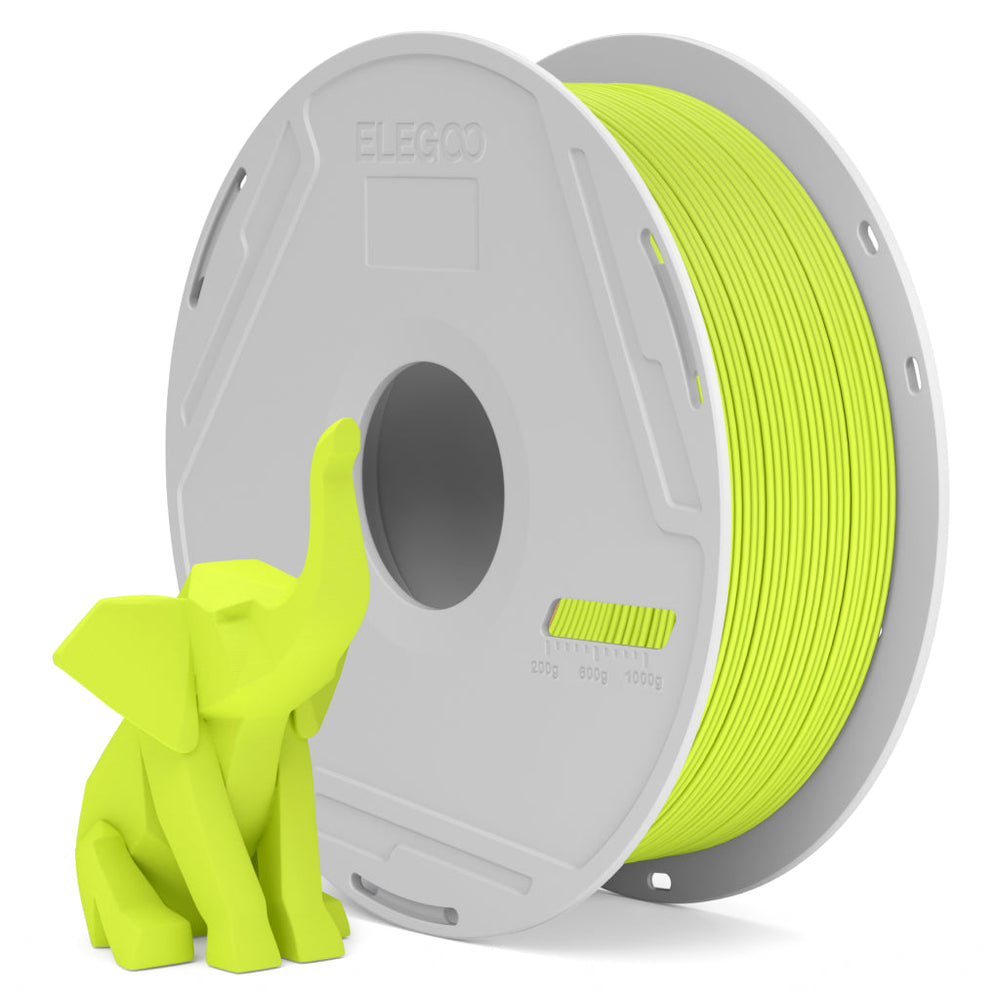 ELEGOO PLA Basic 3D printer filament, Apple Green, 1.75 mm 1 kg spool