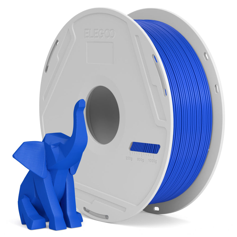 ELEGOO PLA Basic 3D printer filament, Cobalt Blue, 1.75 mm 1 kg spool