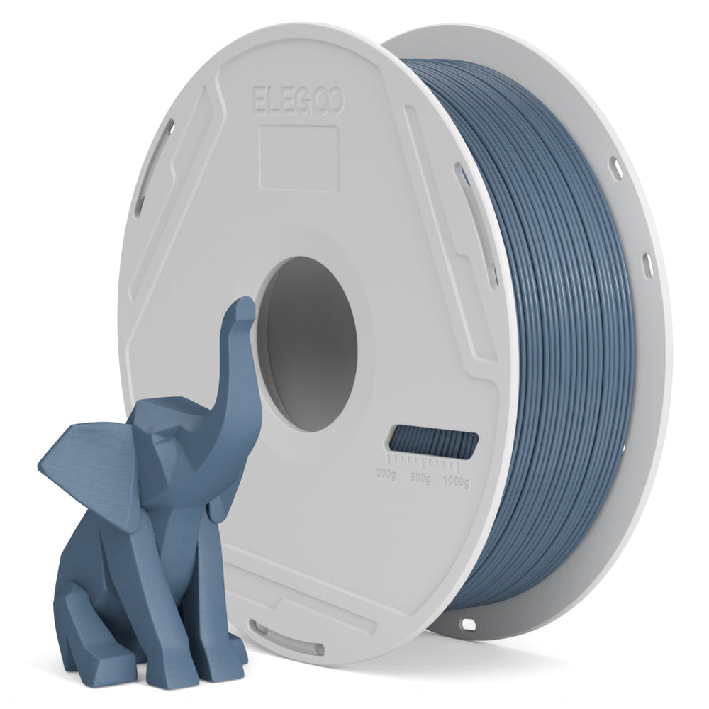 ELEGOO PLA Basic 3D printer filament, Misty Blue, 1.75 mm 1 kg spool