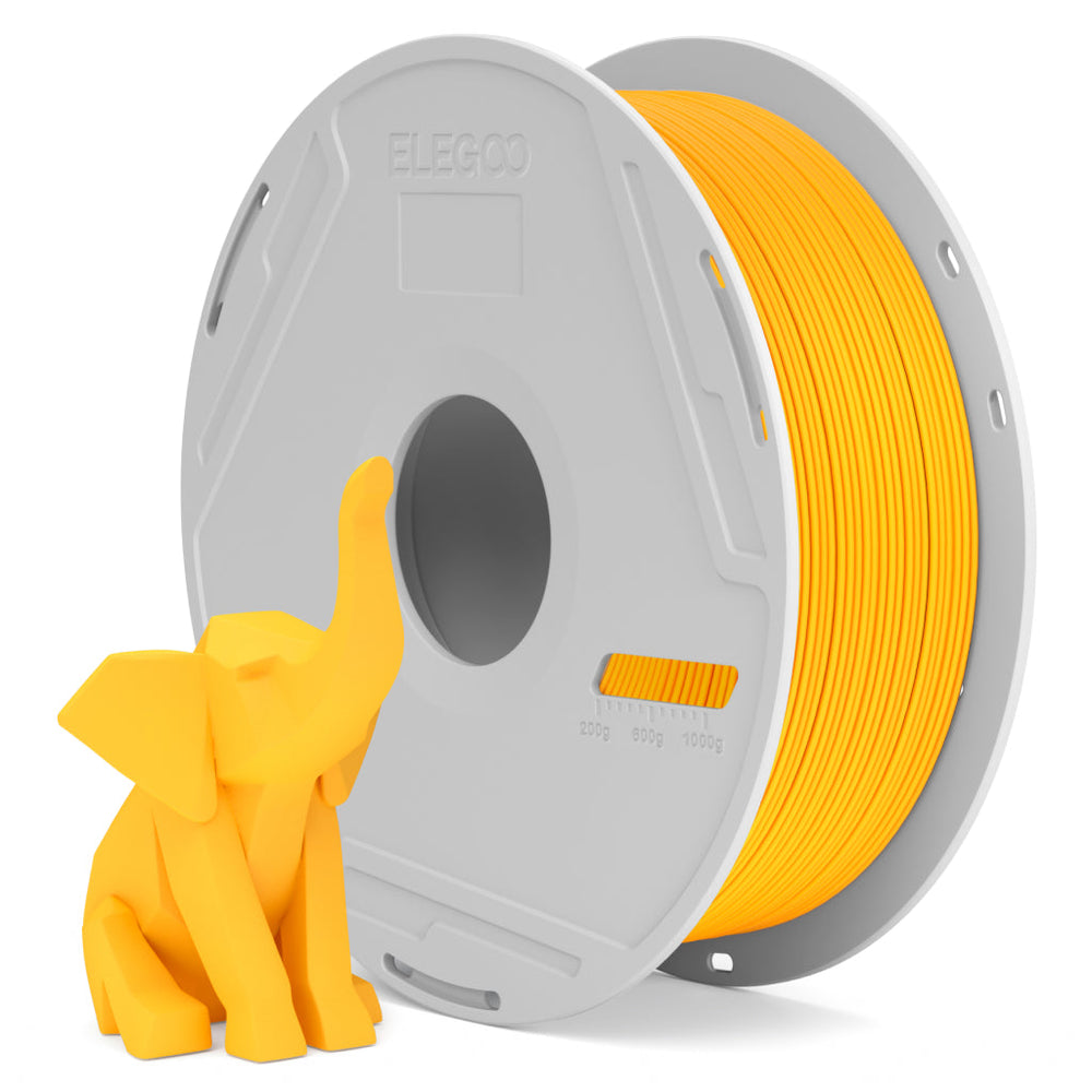 ELEGOO PLA Basic 3D printer filament, Sunflower Yellow, 1.75 mm 1 kg spool
