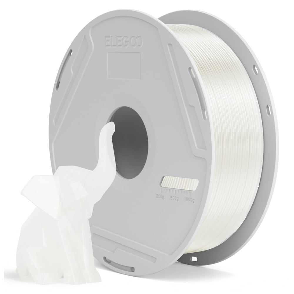 ELEGOO PLA Basic 3D printer filament, Translucent, 1.75 mm 1 kg spool