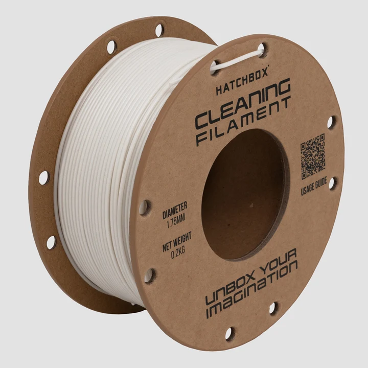 Hatchbox cleaning filament, 1.75 mm, 0.2 kg cardboard spool