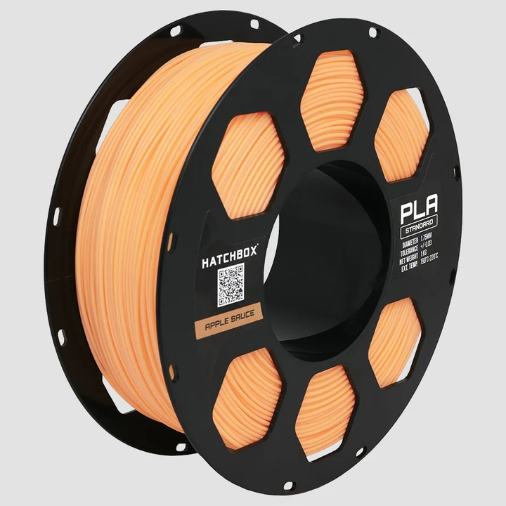 Hatchbox PLA 3D printer filament, Apple Sauce, 1.75 mm 1 kg spool