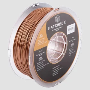 Hatchbox ABS 3D printer filament, Brown, 1.75 mm 1 kg spool