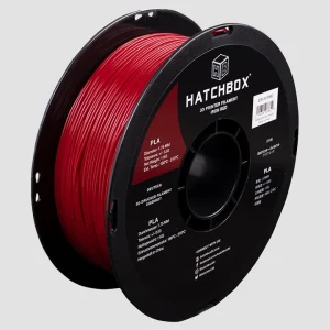 Hatchbox PLA 3D printer filament, Iron Red, 1.75 mm 1 kg spool